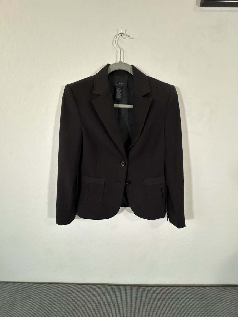 The Limited Stretch Black Two-Button Blazer Jacket Size XS